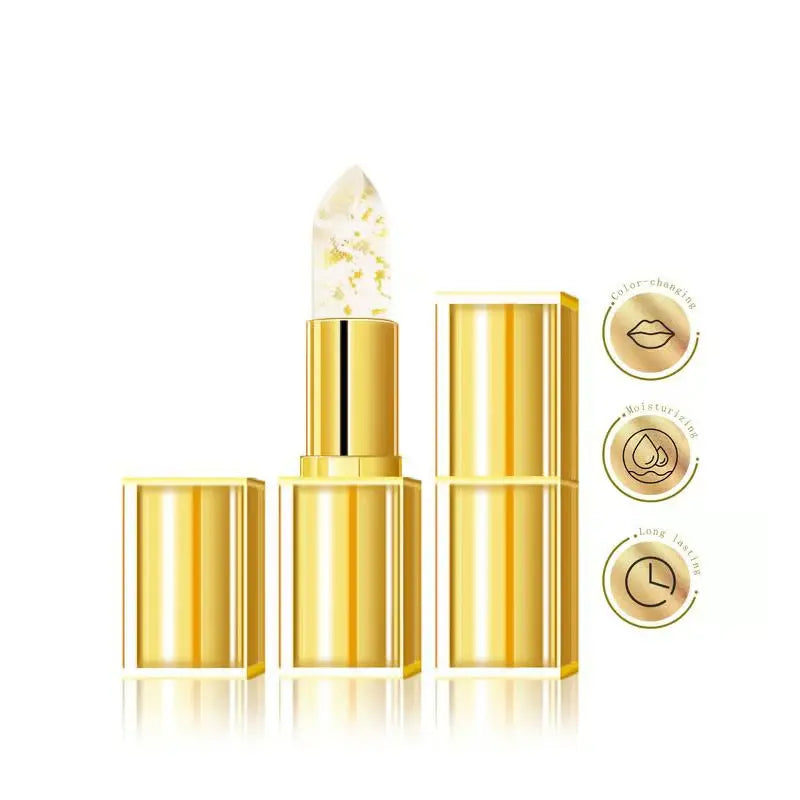 CrystalGlow Color-Changing Lipstick