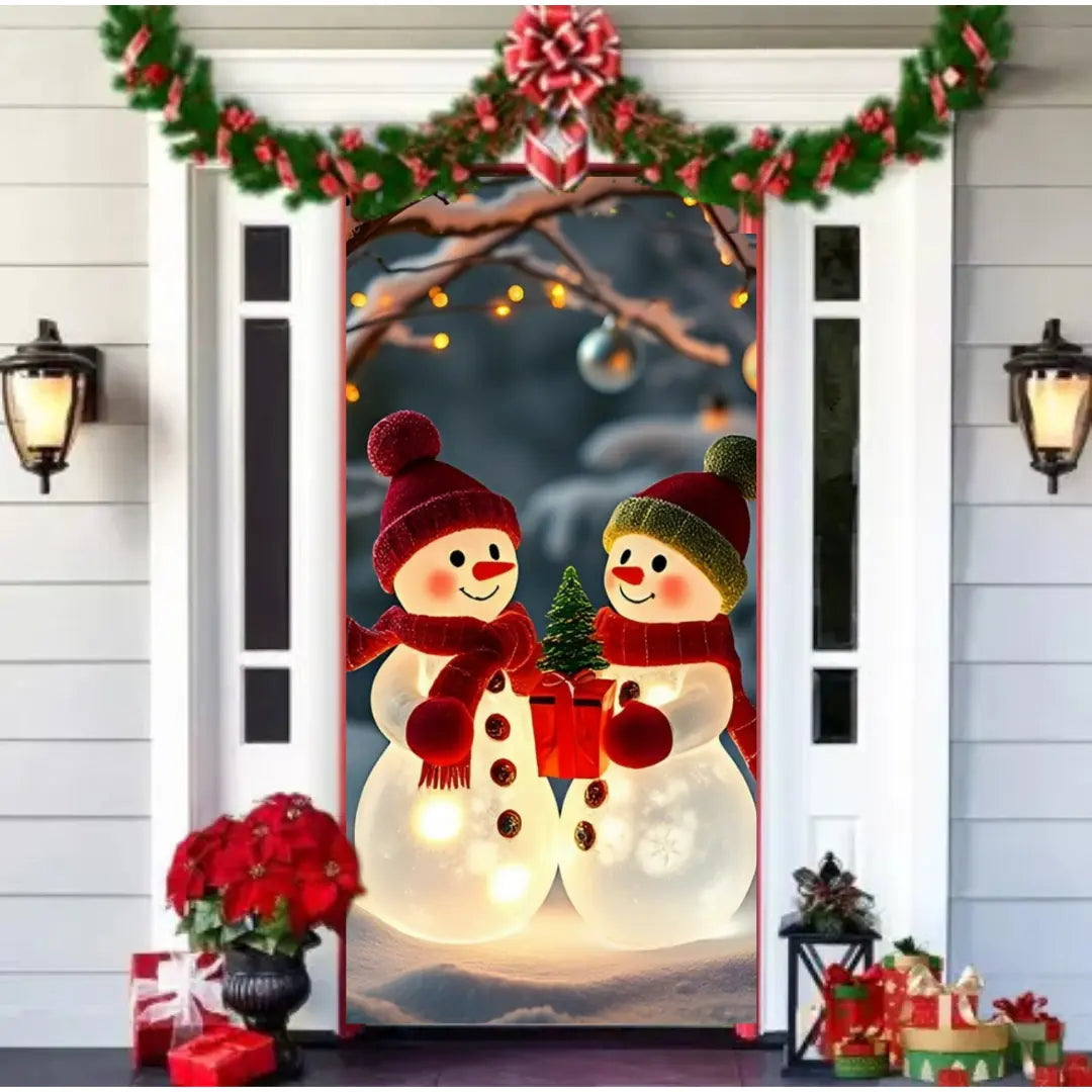 🌟2025 Christmas And Halloween Front Door Decoration