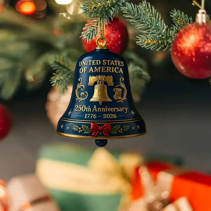 🔥United States 250th Anniversary Bell Ornament