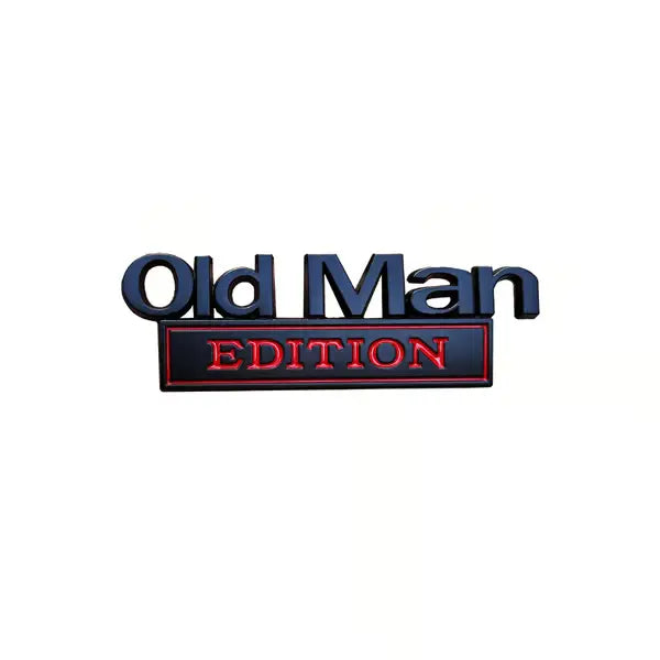 🔥Old Man Edition Car Emblem