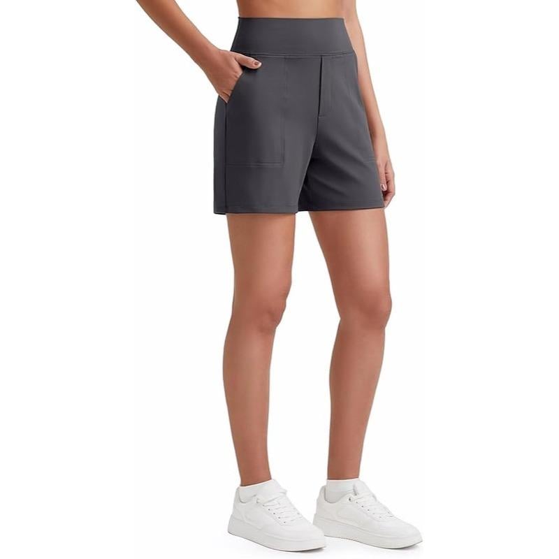 ⏳LAST DAY SALE 50% OFF✨Women's Everyday High-Waisted Athletic Shorts With Pockets