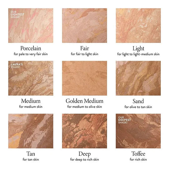 Tuscan Dreams Holiday Baked Starter Kit (4PC)-Full Face Makeup Palette, Foundation with Limited Edition Brushes