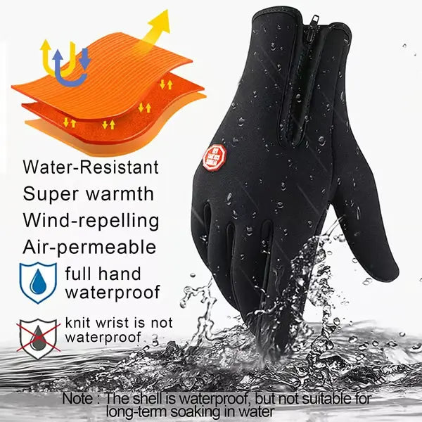 🏆Ultimate Waterproof & Windproof Thermal Non-Slip Gloves