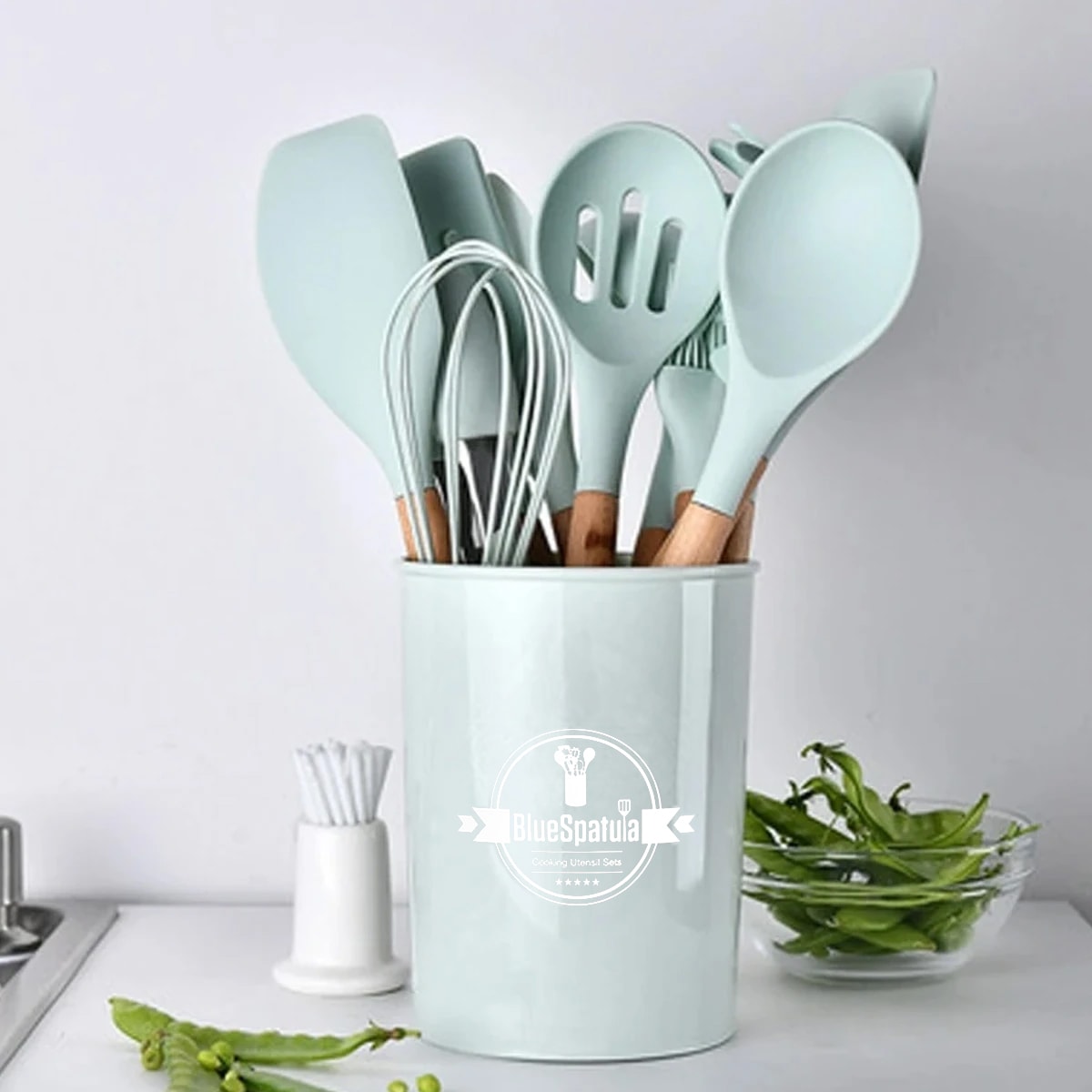 Kitchen Utensil Set 12 Pc - Non-Stick Utensils Set